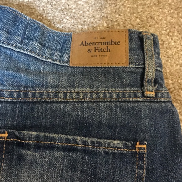 Abercrombie & Fitch denim short shorts size 00/24 - Picture 7 of 8